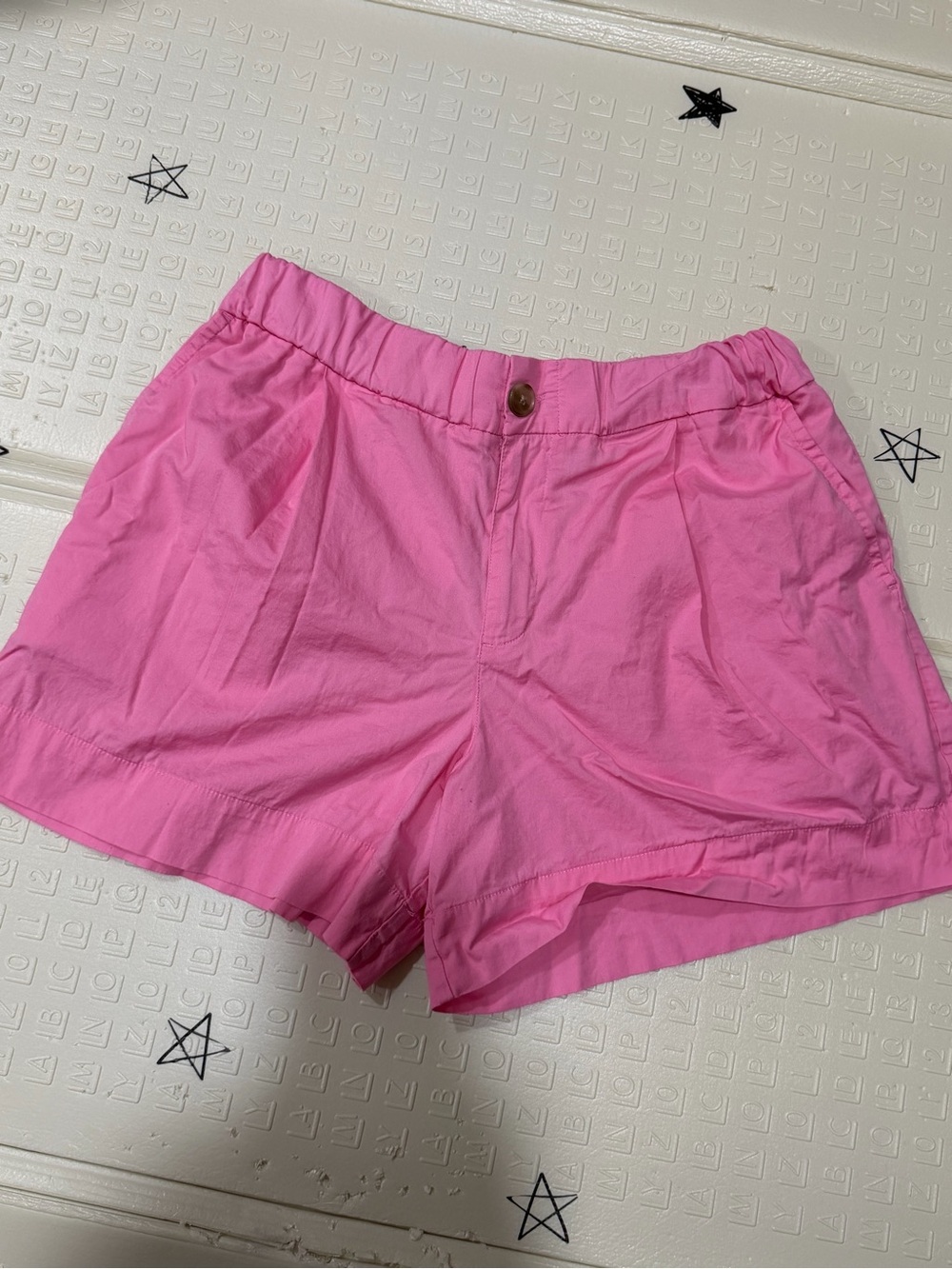 a new day Pink Elastic-Waist Casual Shorts